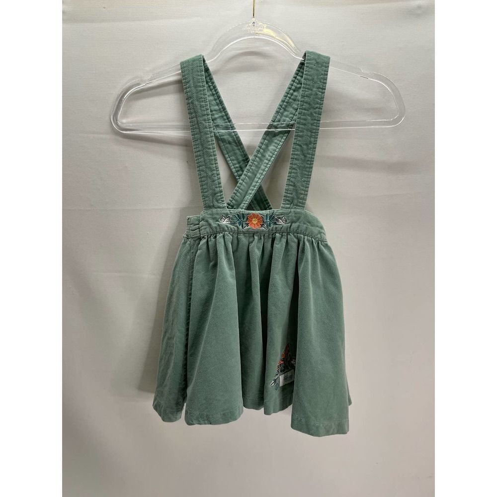 Disney Animators' Collection Green Skirt Overalls Size 5/6 Girl Kids